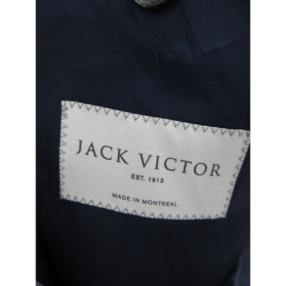 Jack Victor Sport Coat 52 Blazer Wool Plaid Jacket Business Preppy - Picture 10 of 13